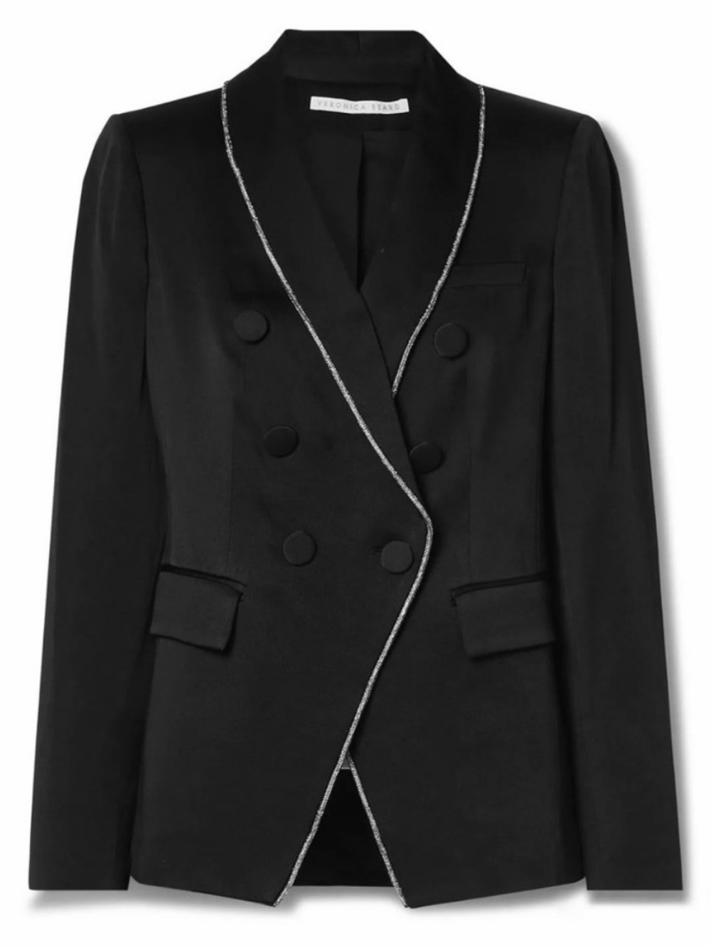 NWOT - Veronica Beard Jagger Dickey Blazer with Crystal Trim - Picture 5 of 14